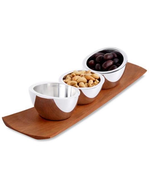 Nambe Condiment Trio