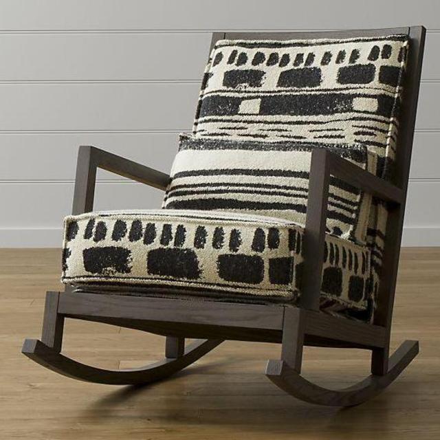 Jeremiah Fabric Back Rocking Chair