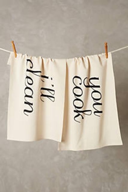 You Cook, I'll Clean Dishtowels