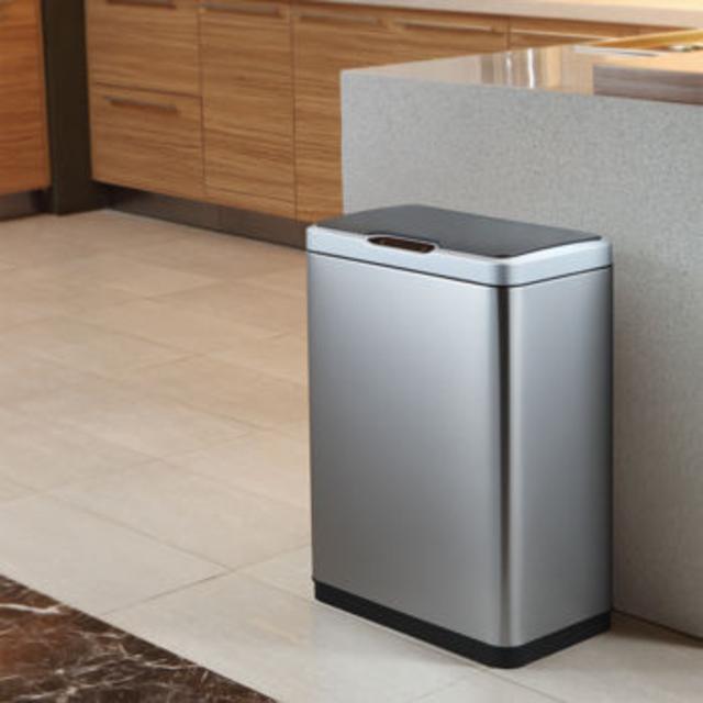 EKO Stainless Steel Motion Sensor Trash Can