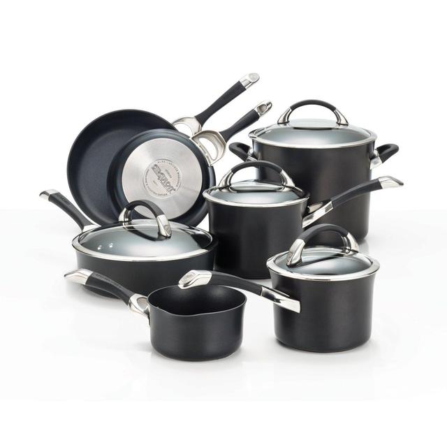 Circulon Symmetry Hard Anodized Nonstick 11-Piece Cookware Set
