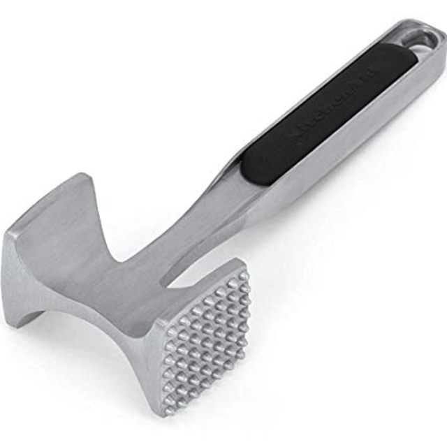 KitchenAid Stainless Steel Meat Tenderizer, Black