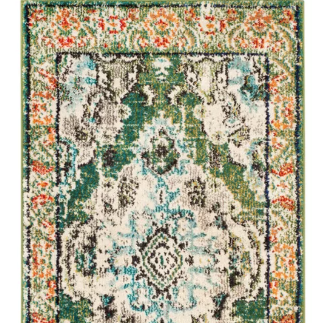 Indira Handmade Performance Forest Green Rug