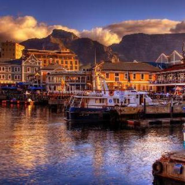 Dinner in V&A Waterfront in Cape Town