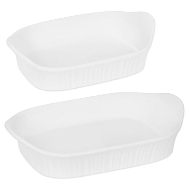 CorningWare® 2-Piece Bakeware Set in French White