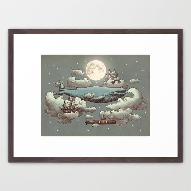 Framed Art Print: Ocean Meets Sky
