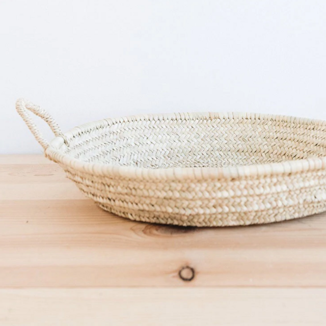 Woven Palm Leaf Tray