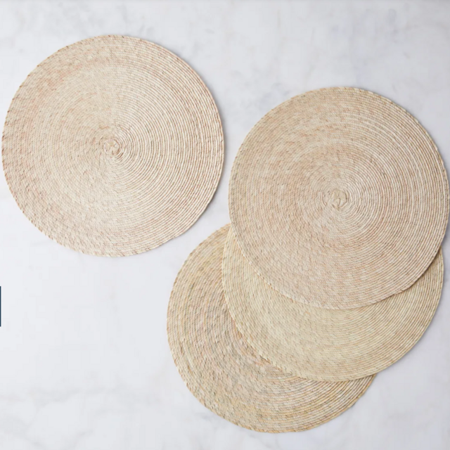 Handwoven Palm Placemats
