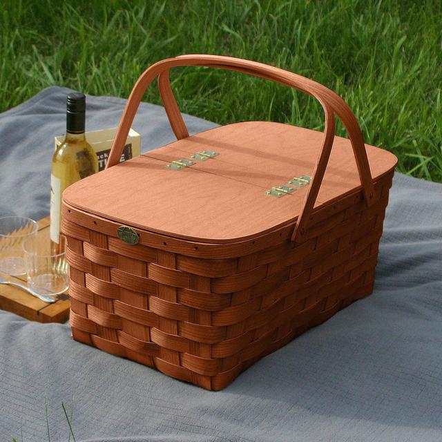 Peterboro Extra Large Deluxe Twin Split Lidded Picnic