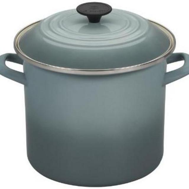Le Creuset Stockpot in Sea Salt