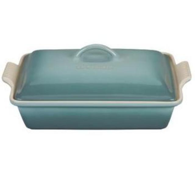 Le Creuset Heritage Rectangular Casserole in Sea Salt