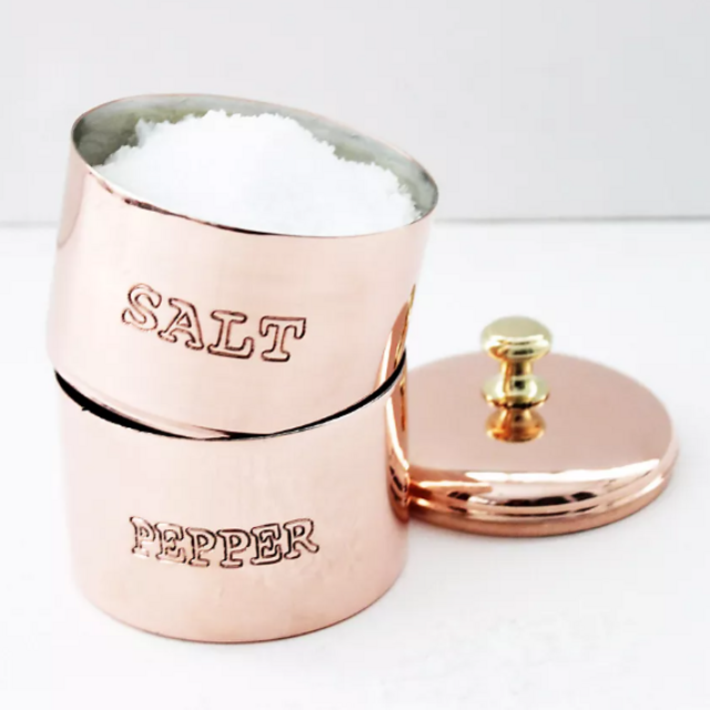 Coppermill Kitchen Vintage Inspired Salt & Pepper Cellar