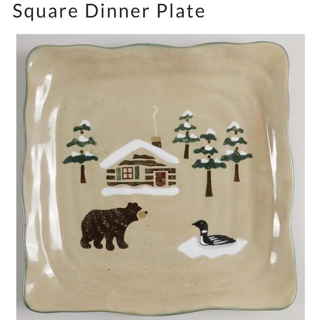 Square Dinner Plate Lodge by Sonoma Home