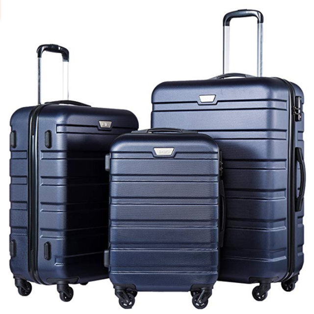 COOLIFE Luggage 3 Piece Set Suitcase Spinner Hardshell Lightweight TSA Lock