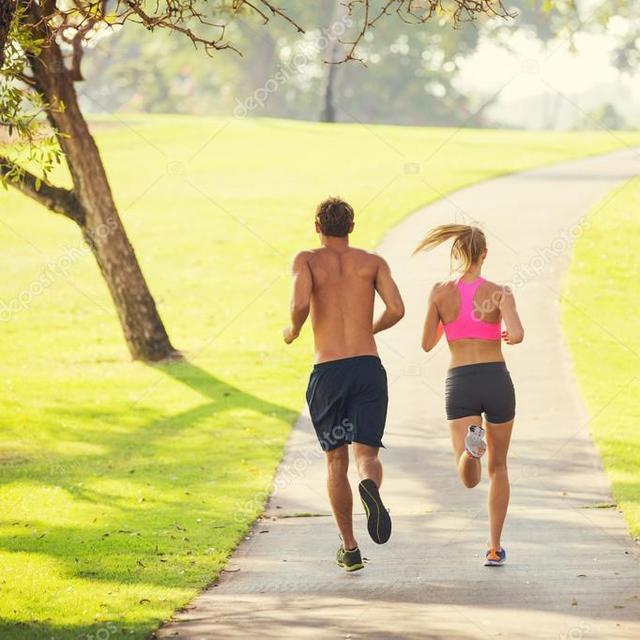 His & Her Running Shoes