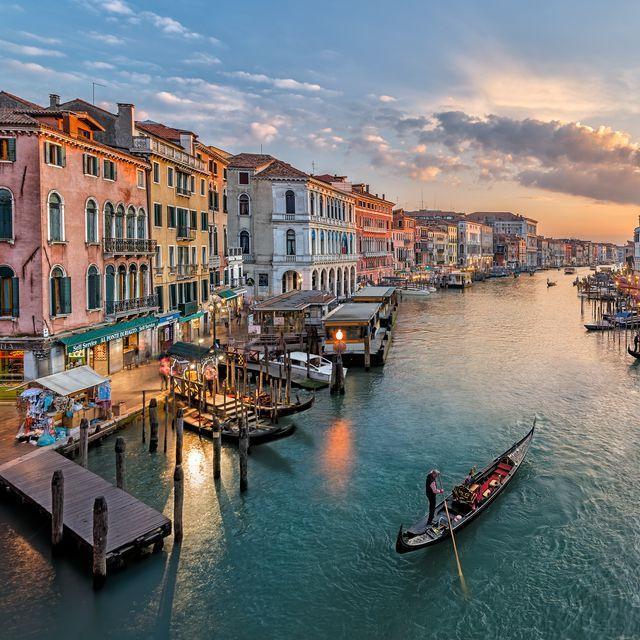 A Gondola Ride in Venice