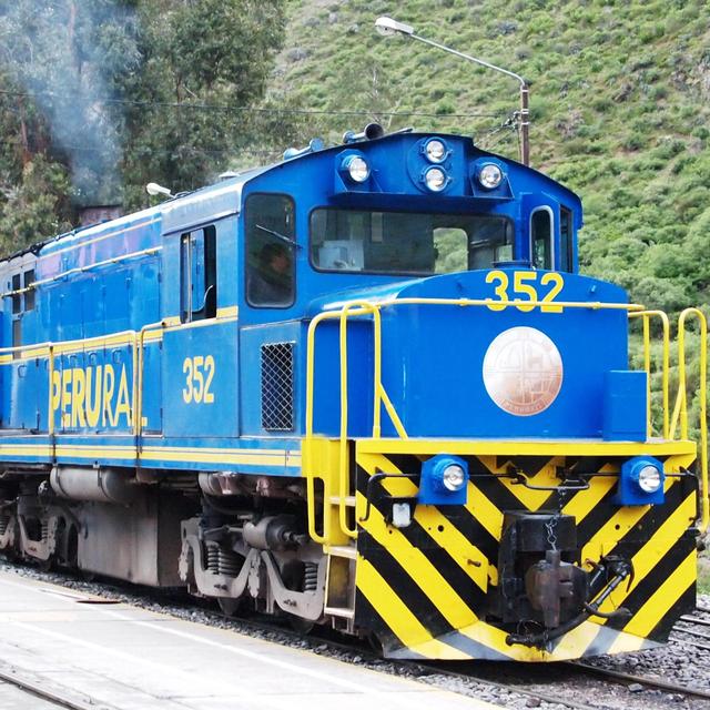 Drinks on our Train Ride to Machu Picchu