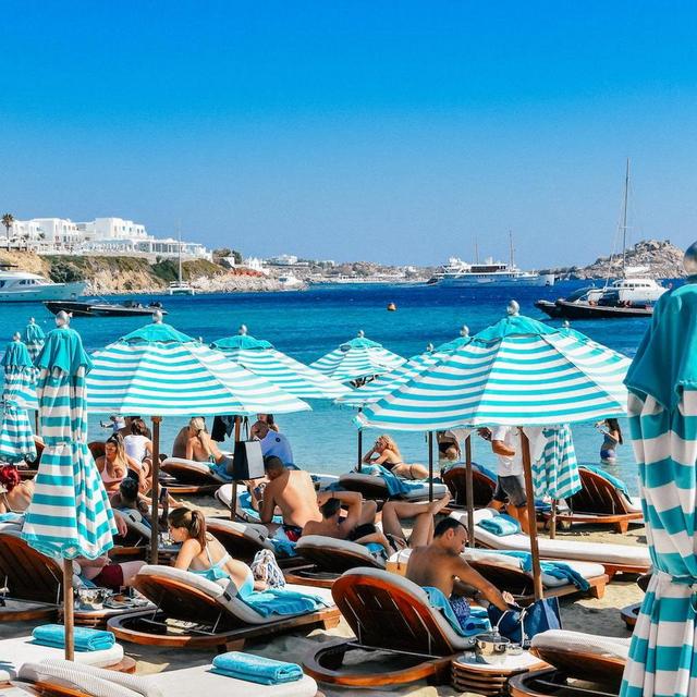 Lunch at Nammos Beach Club