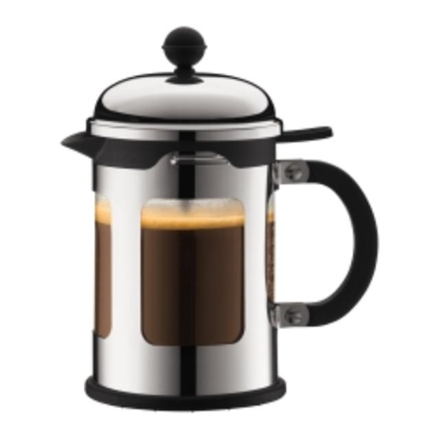 CHAMBORD French Press coffee maker, 4 cup, 0.5 l, 17 oz, s/s Shiny