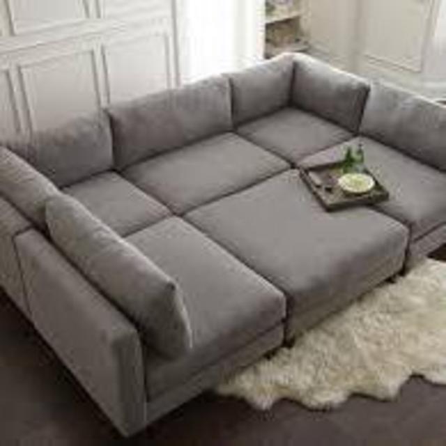 A big comfy couch