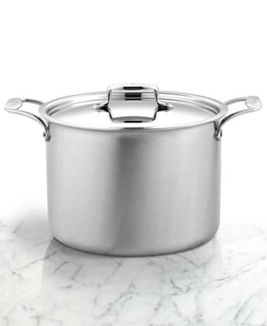 All-Clad BD5 Brushed Stainless Steel 12 Qt. Covered Stockpot