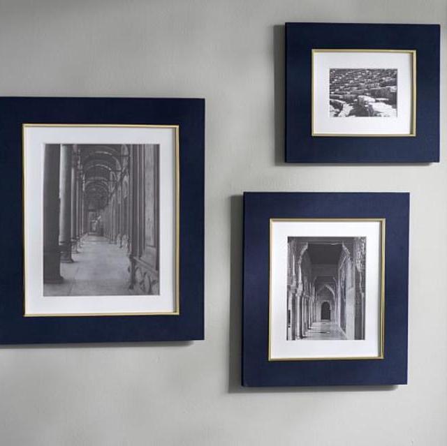 Blue Linen Frame 11x14