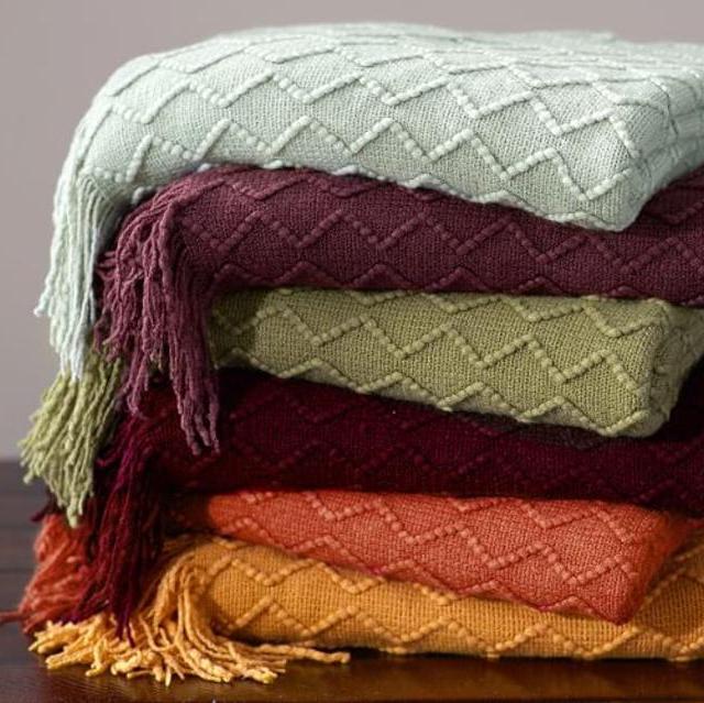 Porter Throw, 50 x 60", Blue Smoke