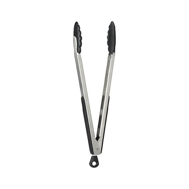 Crate & Barrel OXO ® Large Stainless and Nylon Tongs