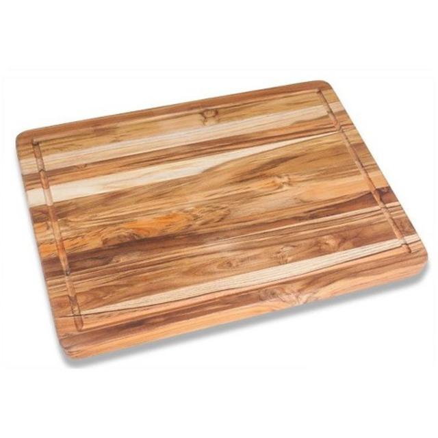 Teak Haus Edge Grain Cutting Board With Juice Canal - 24" product details page