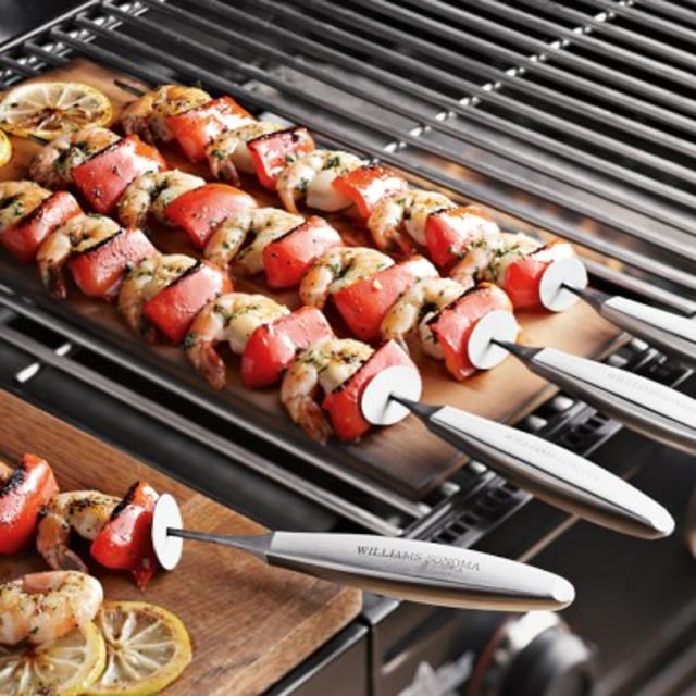 Williams Sonoma Stainless-Steel Sliding Skewers