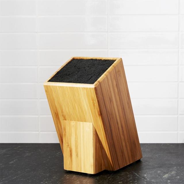 Universal Bamboo Knife Block