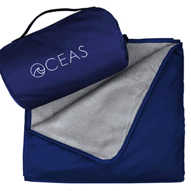 Oceas outdoor blanket - Blue