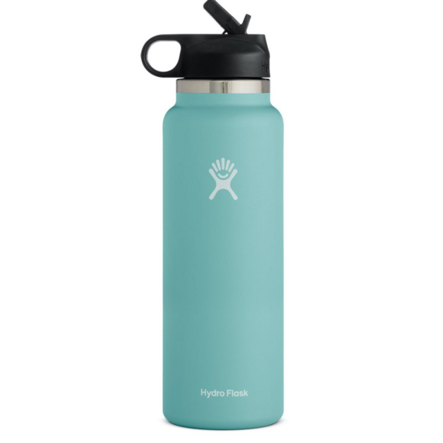 40 oz Wide Mouth Hydro Flask w/ Straw Lid