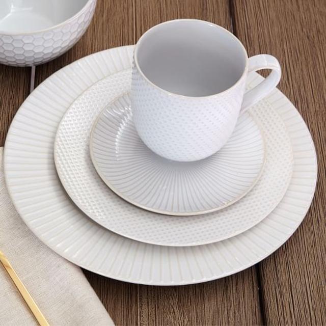 Textured Dinnerware Mix + Match Bowls