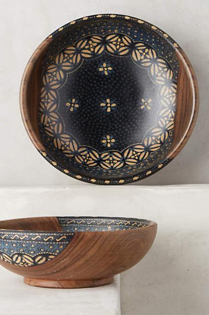 Batik Serving Bowl - Anthropologie