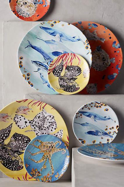 Under The Sea Melamine Dinner Plate