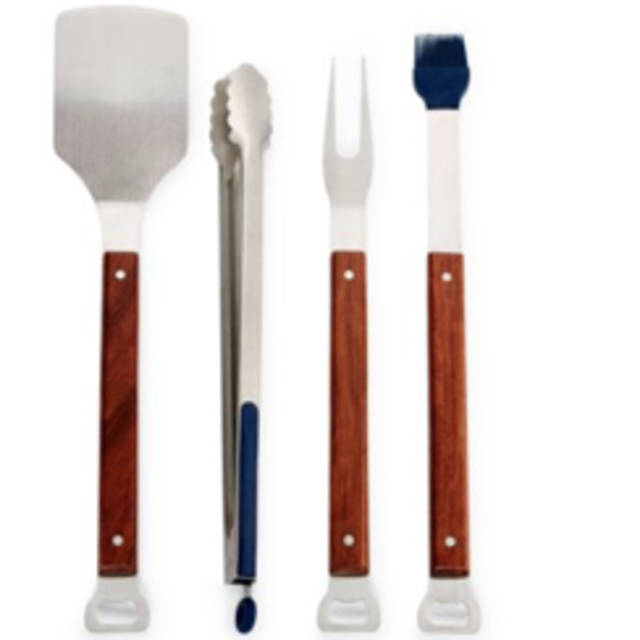 Wood. Grilling Set