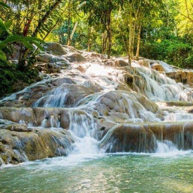 An adventure tour at Dunn's River Falls Tour in Jamaica!