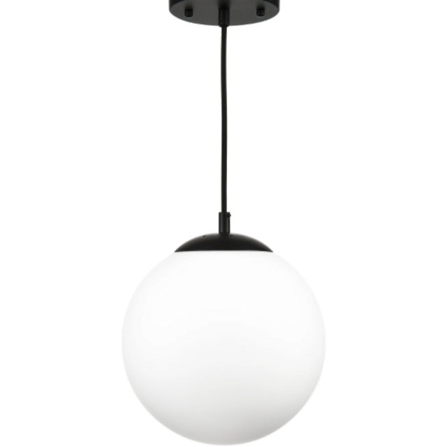 Zeno Globe Pendant- BLACK/WHITE