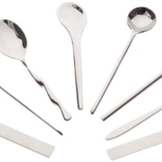 Alessi Set of 8 Assorted Espresso Spoons