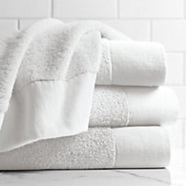 Linen-Bordered Turkish Towel  Set
