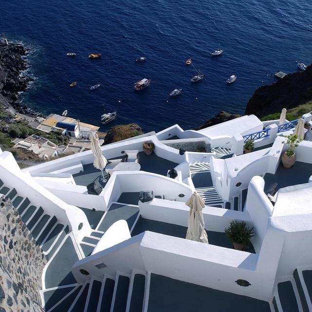 A Hotel Night in Santorini