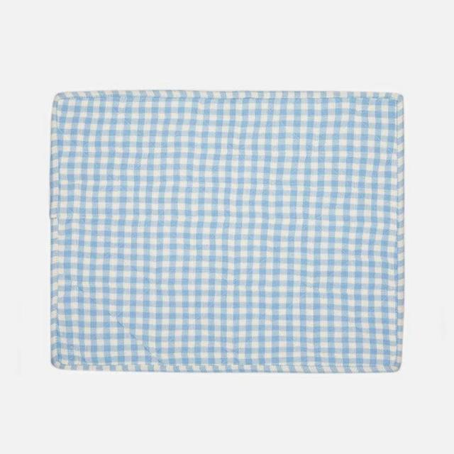 MINI GINGHAM – Baby Blue Quilted Placemat
