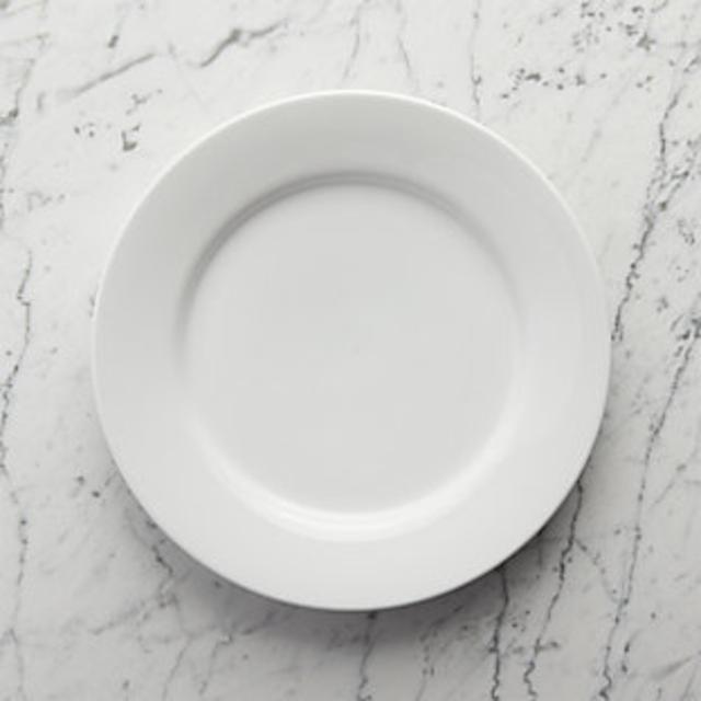 Aspen Salad Plates in White, Set of 8
