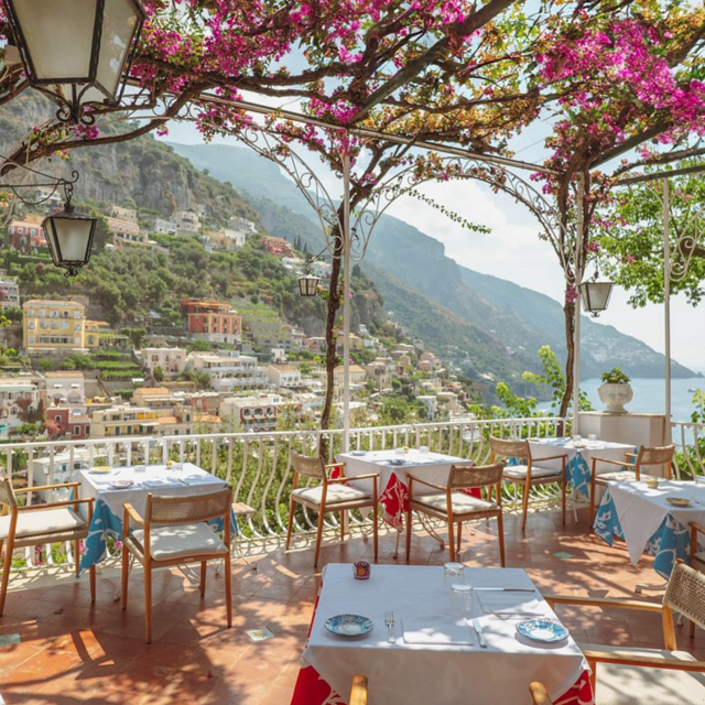 Dinner at Il Tridente, Positano