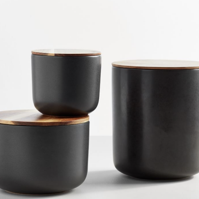 Mason Stoneware Canisters (set of 3)