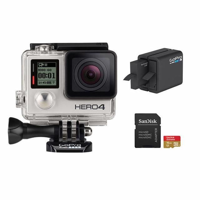 GoPro HERO4 Silver Camera Bundle