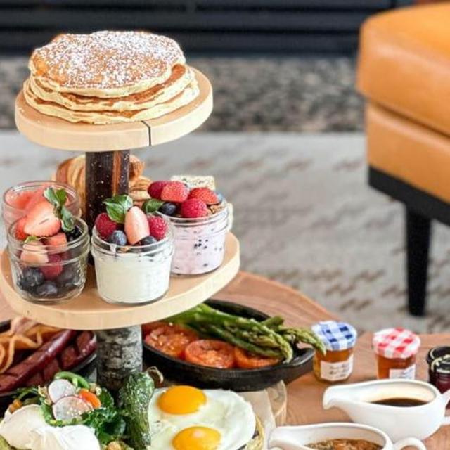 Special Occasion Breakfast on Honeymoon