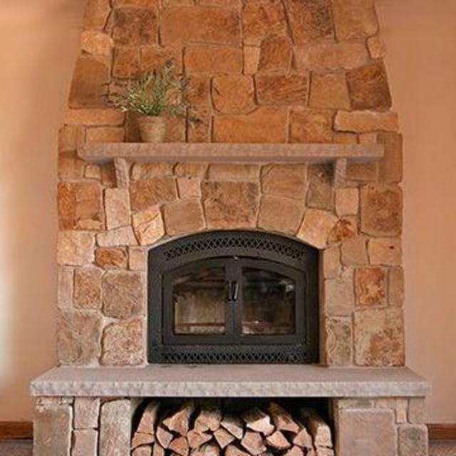 Our Woodburning Fireplace