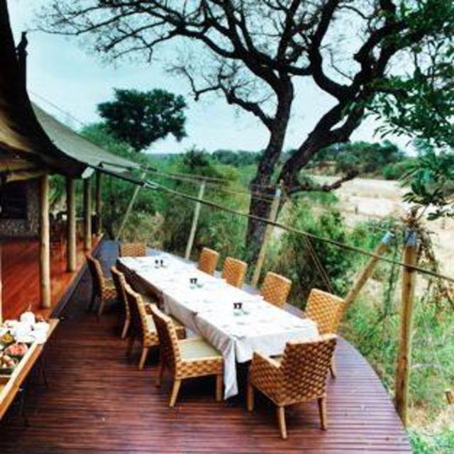 Dinner at Kruger National Park Safai Lodge in South Africa